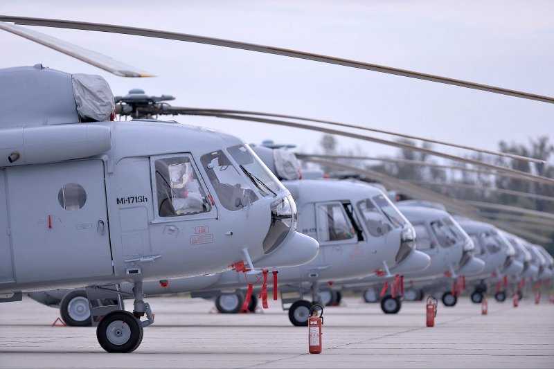 Prezentacija remontiranih helikoptera Mi-171sh