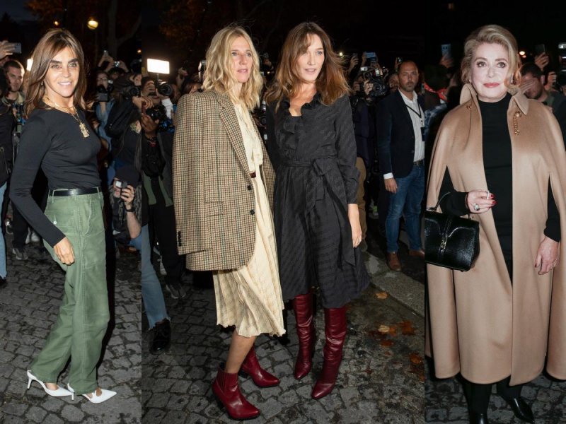 Carine Roitfeld, Carla Bruni i Sandrine Kiberlain, Catherine Deneuve