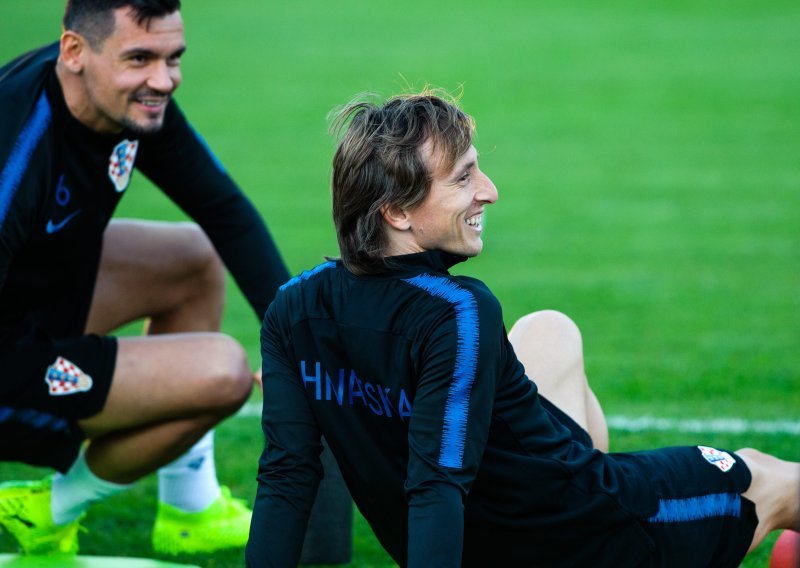 Trening reprezentacije, Luka Modrić