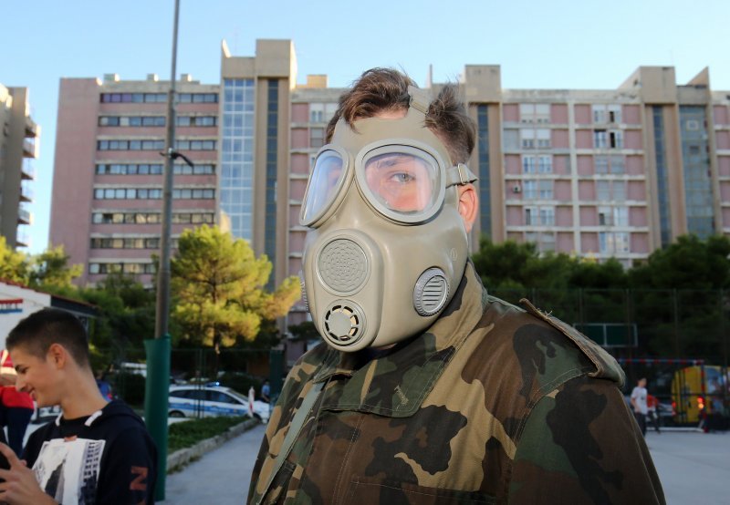 Pokazna vježba u Splitu
