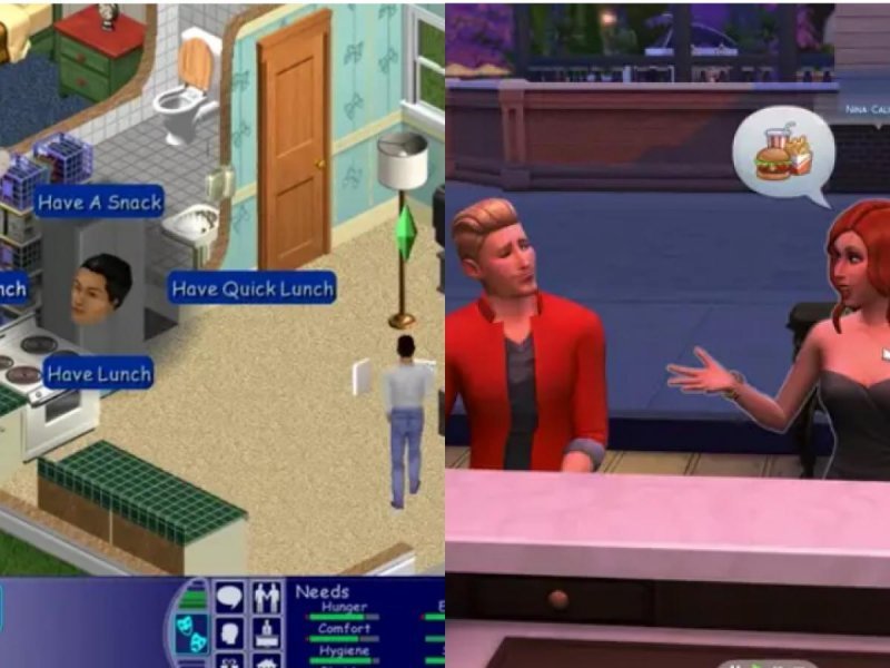 Sims (2000.) i The Sims 4 (2014.)