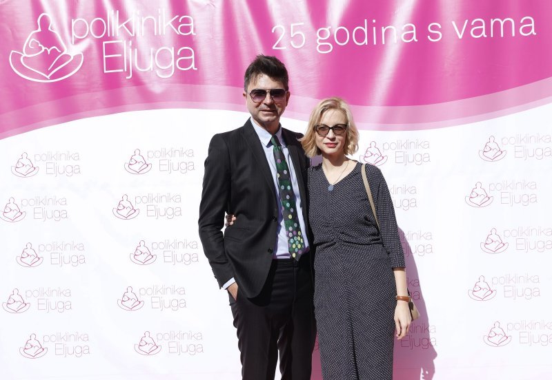 Tomislav Krasnec i supruga Adriana, kći Damira Eljuge