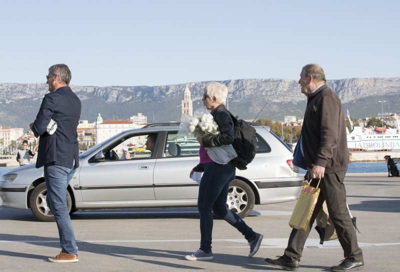 Gužva na trajektu Split - Supetar