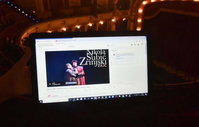 Zagreb: Opera Nikola Šubić Zrinjski u HNK emitirana je u live streamu