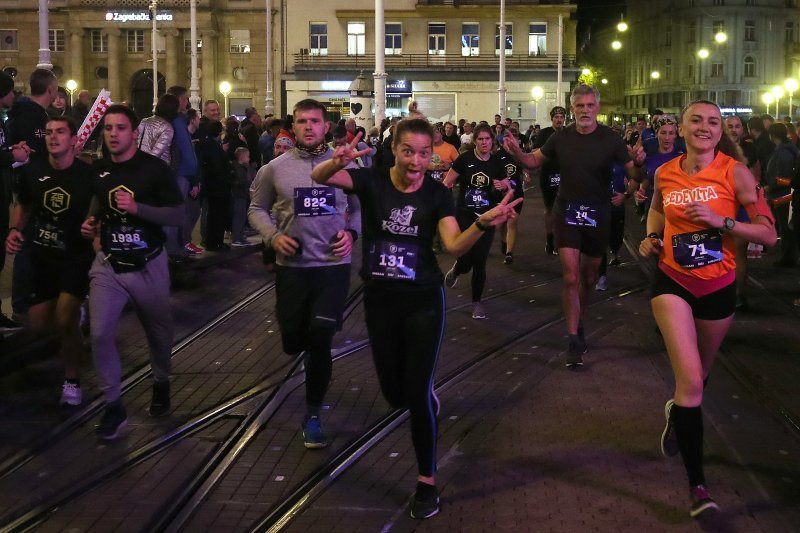 8. Zagrebački noćni cener na ulicama grada