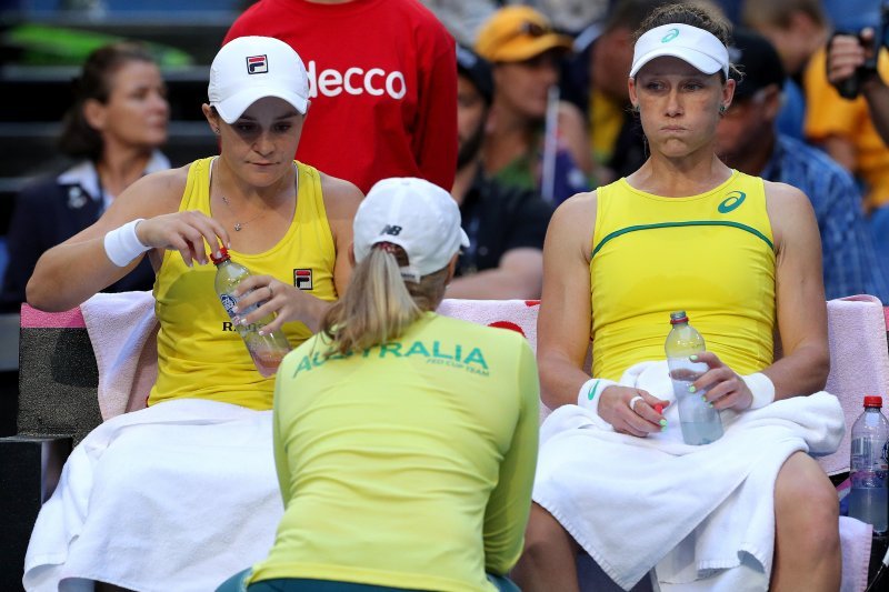 Fed Cup finale, Francuska - Australija, meč parova