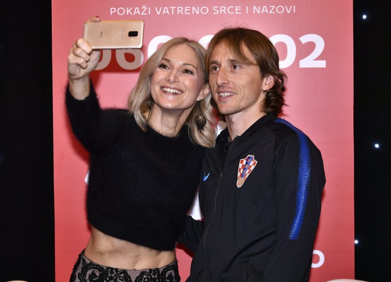 Uršula Tolj i Luka Modrić