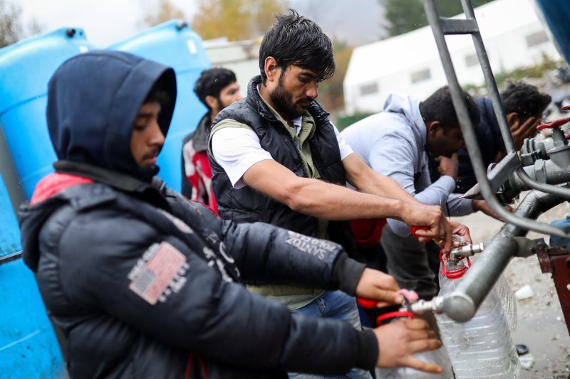 Jutro u migrantskom kampu Vučjak