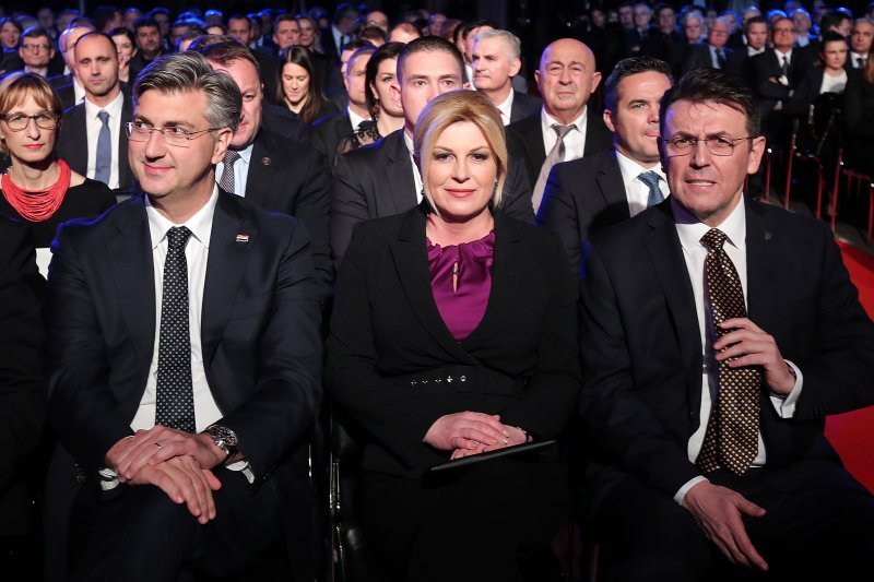 Andrej Plenković, Kolinda Grabar Kitarović, Luka Burilović