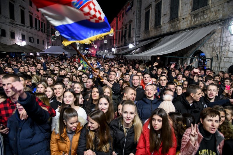 Koncert Marka Perkovića Thompsona na Stradunu povodom Dana branitelja