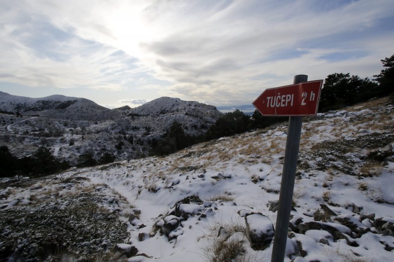 Snijeg na planini Biokovo