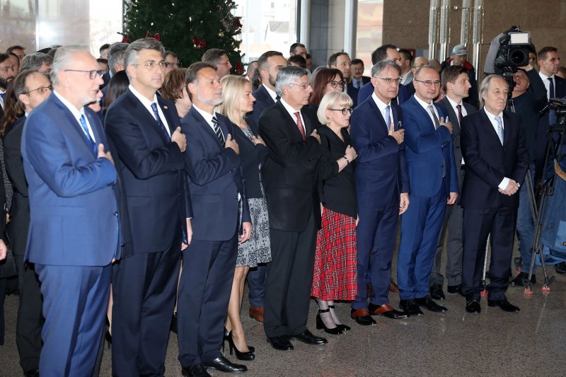 Božićni domjenak Vlade u Nacionalnoj i sveučilišnoj knjižnici