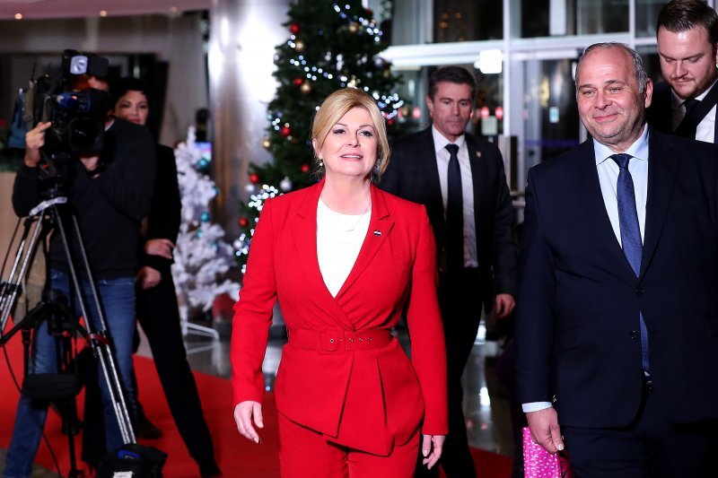 Kolinda Grabar Kitarović stigla na sučeljavanje