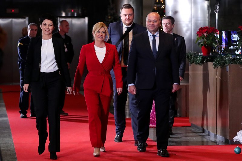 Kolinda Grabar Kitarović stigla na sučeljavanje