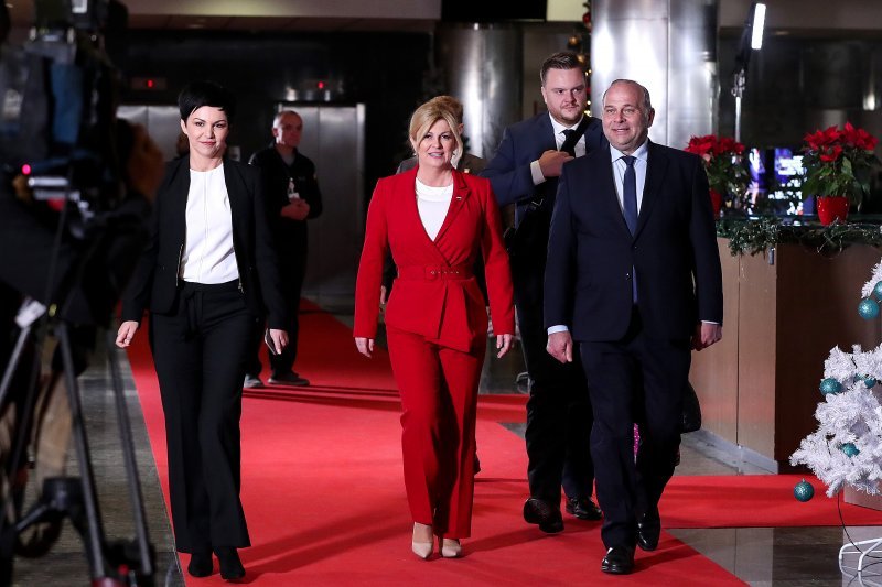 Kolinda Grabar Kitarović stigla na sučeljavanje