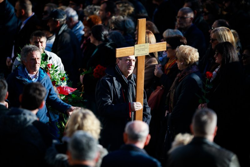 Posljednji ispraćaj Damira Mihanovića-Ćubija na groblju Lovrinac