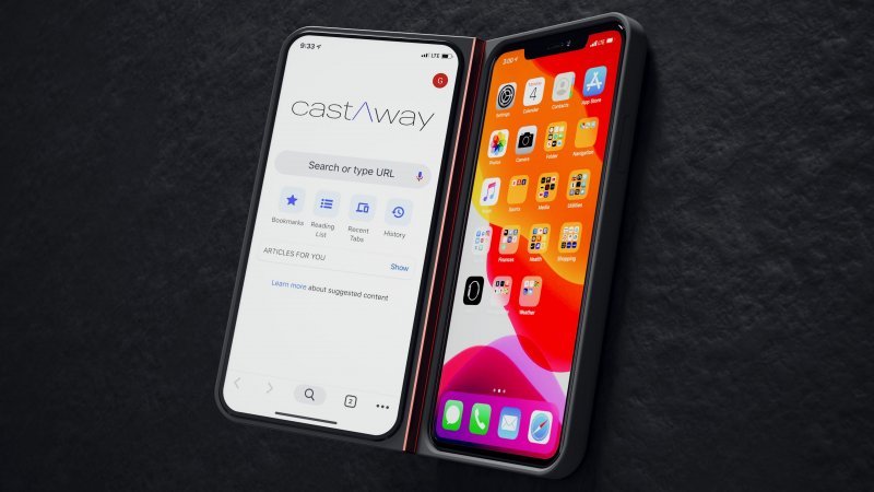 CastAway: navlaka za mobitel s dodatnim ekranom