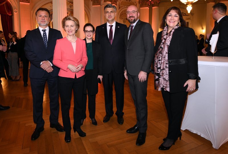 Gordan Jandroković, Ursula von der Leyen, Andrej Plenković, Dubravka Šuica