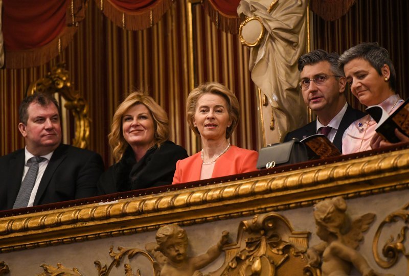 Jakov Kitarović, Kolinda Grabar Kitarović, Ursula von der Leyen, Andrej Plenković