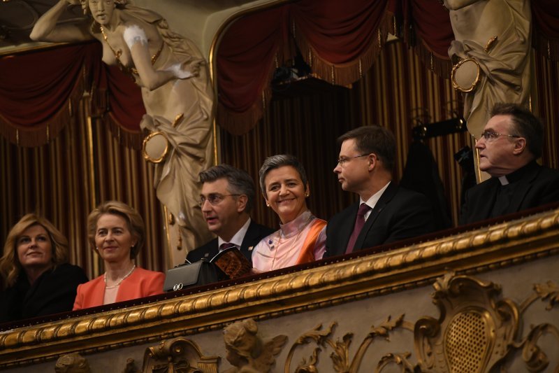 Kolinda Grbar Kiarović,Ursula von der Leyen i Andrej Plenković