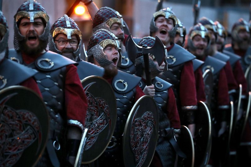 Vikinški festival Up Helly Aa u Lerwicku