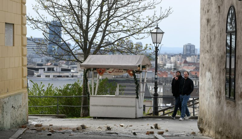 Zagreb: Oštećenja na Gornjem gradu nakon potresa