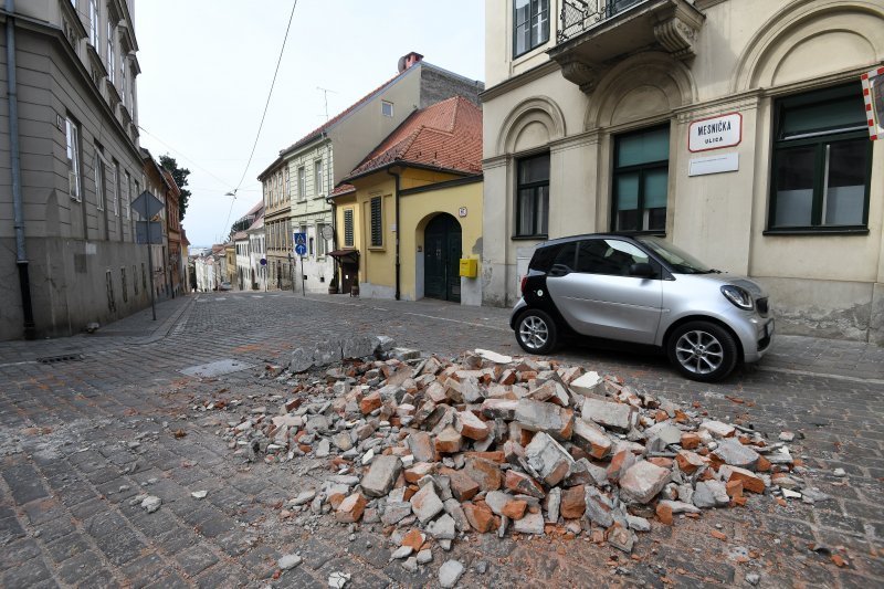 Zagreb: Oštećenja na Gornjem gradu nakon potresa