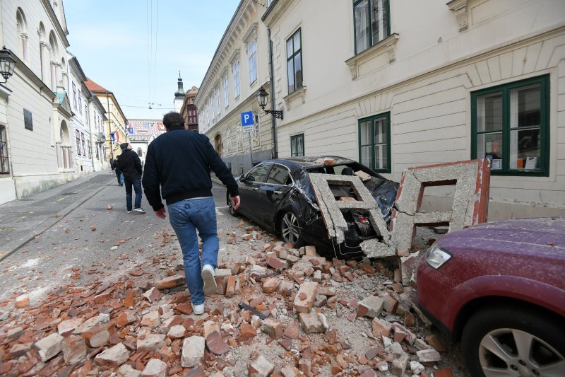 Zagreb: Oštećenja na Gornjem gradu nakon potresa