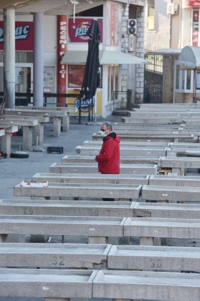 Šibenik: Odlukom Kriznog stožera zatvorene sve tržnice