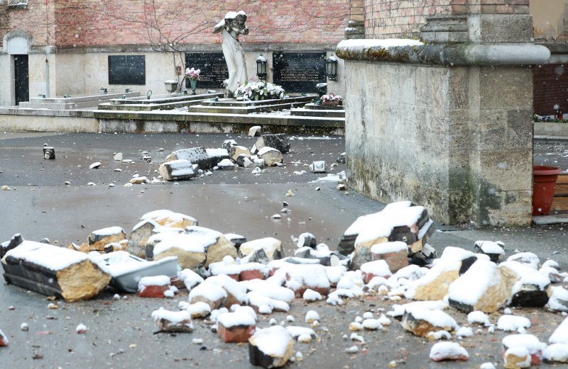 Zagreb: Posljedice potresa na Mirogoju