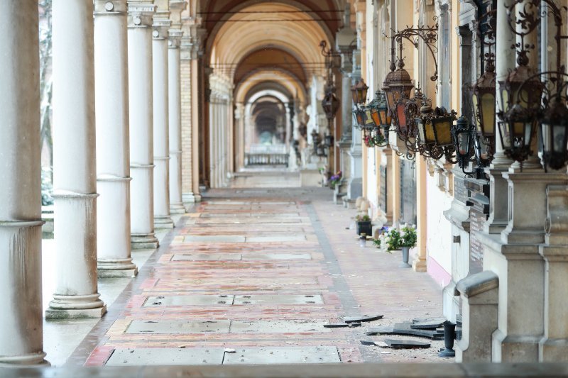 Zagreb: Posljedice potresa na Mirogoju