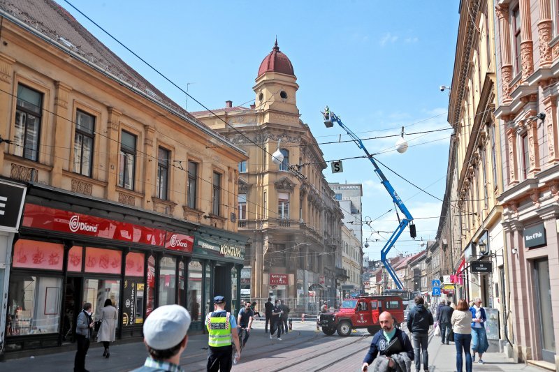 Križanje Frankopanske ulice i Ilice