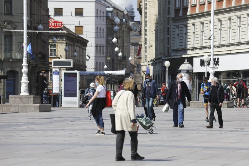 Zagreb: Nakon djelomičnog popuštanja sigurnosnih mjera grad živnuo