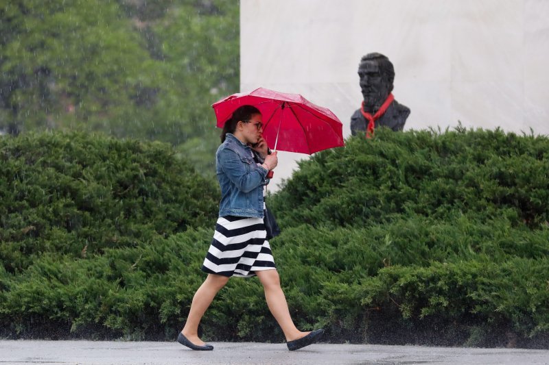 Proljetni pljusak u Zagrebu