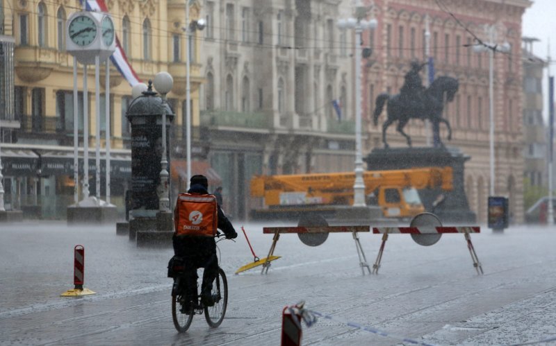 Proljetni pljusak u Zagrebu