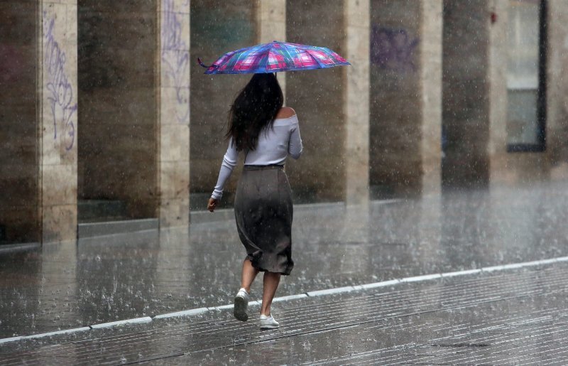 Proljetni pljusak u Zagrebu