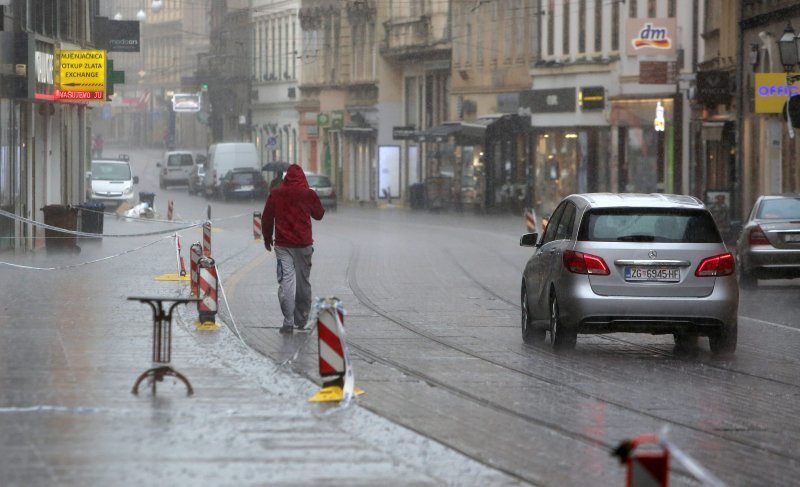 Proljetni pljusak u Zagrebu