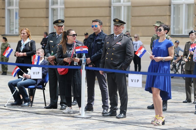 Zagreb: Svečano obilježavanje Dana državnosti na Trgu svetog Marka