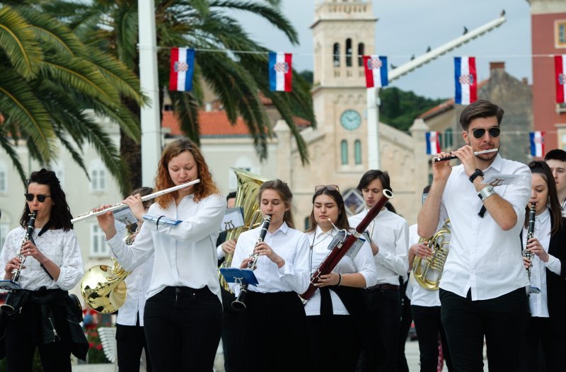 Split: Dan državnosti obilježen promenadnim koncertom Gradske glazbe