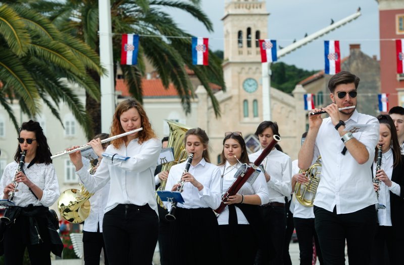Split: Dan državnosti obilježen promenadnim koncertom Gradske glazbe