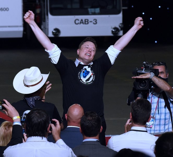 Elon Musk je, očigledno, bio prilično sretan oko uspješnog lansiranja