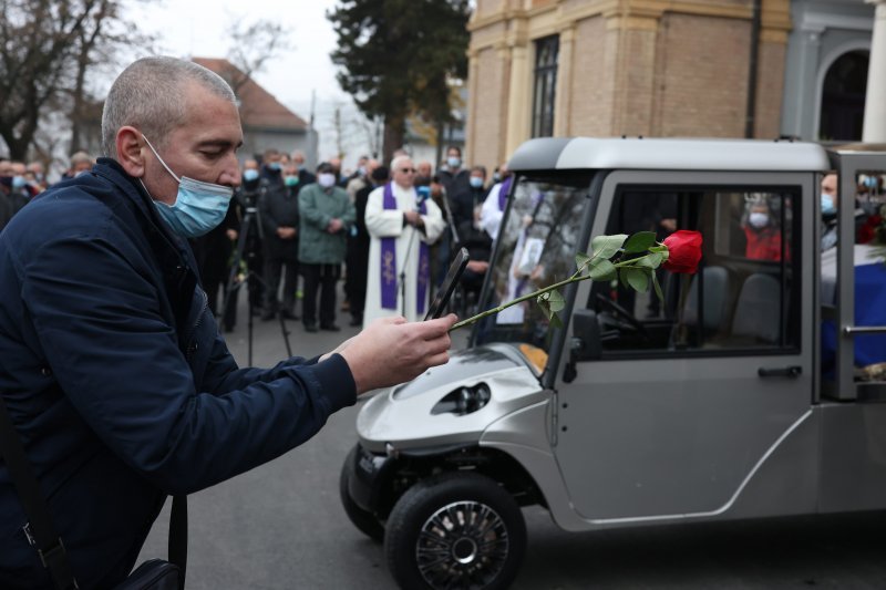 Sprovod Tomislava Merčepa na Mirogoju