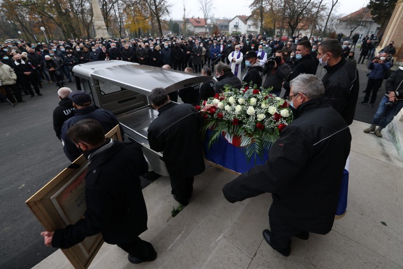 Sprovod Tomislava Merčepa na Mirogoju