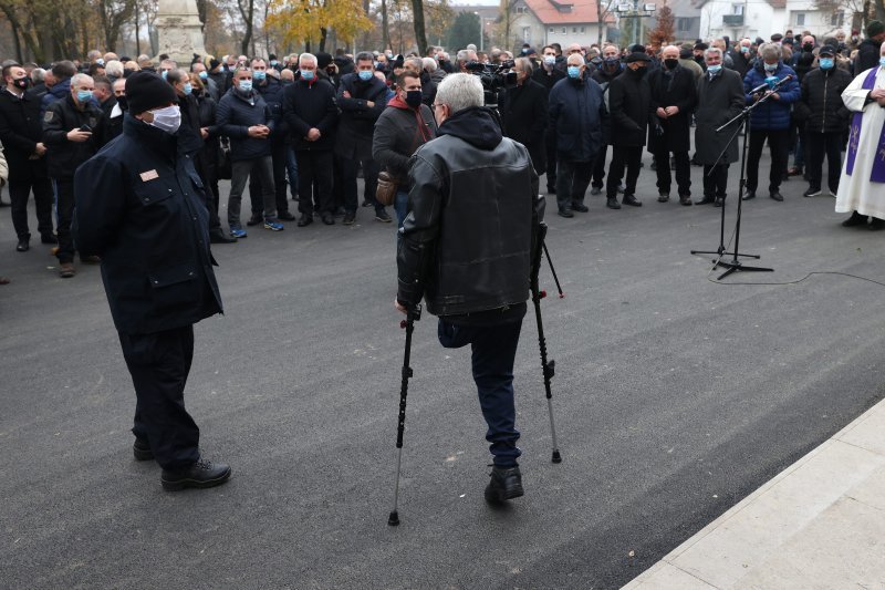 Sprovod Tomislava Merčepa na Mirogoju