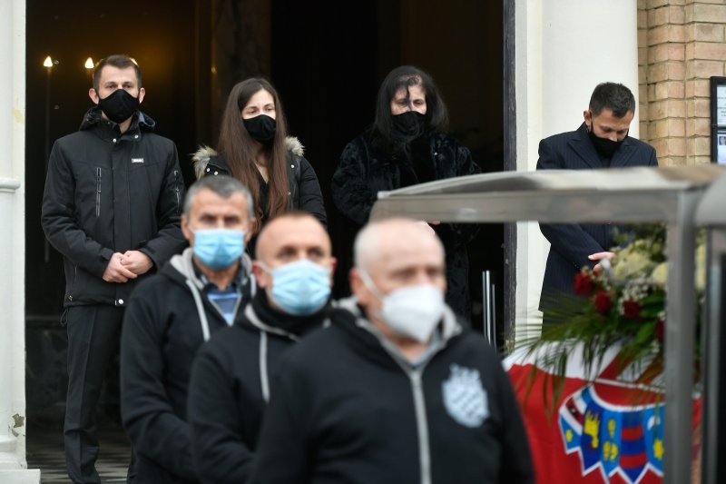 Sprovod Tomislava Merčepa na Mirogoju