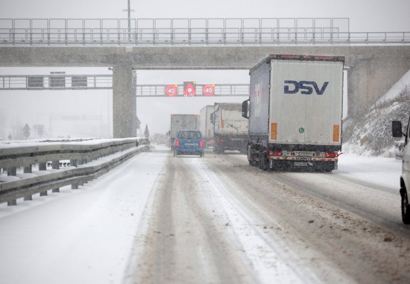 Snijeg na autocesti A1