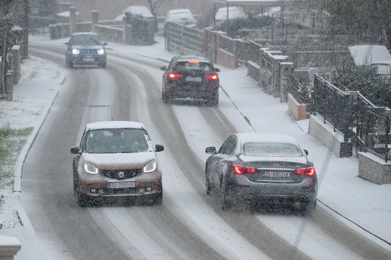 Snijeg u Zagrebu