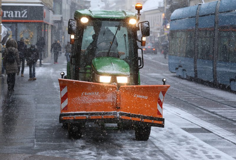 Snijeg u Zagrebu