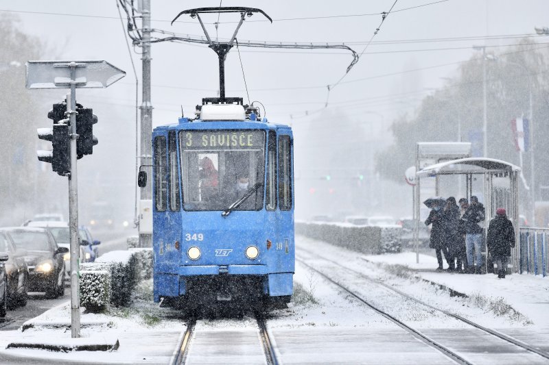 Snijeg u Zagrebu