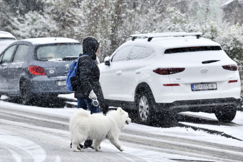 Snijeg u Zagrebu